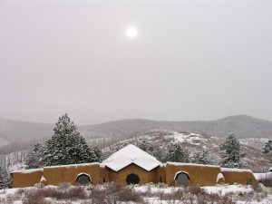 lama foundation winter snow