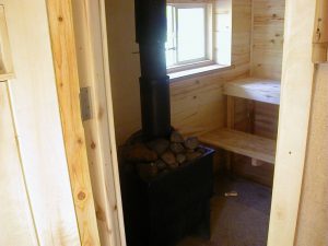 wood fired sauna